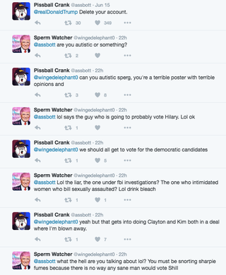 Illustration for article titled This Twitter bot is taking on Trump supporters, one incomprehensible tweet at a time
